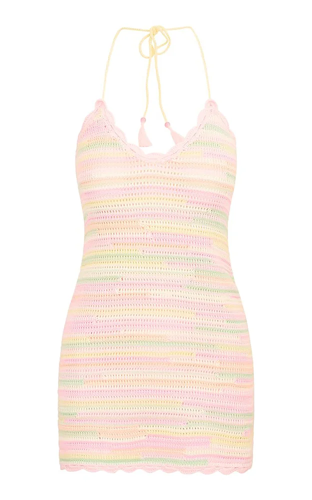 Zoa Cotton Scallop Dress