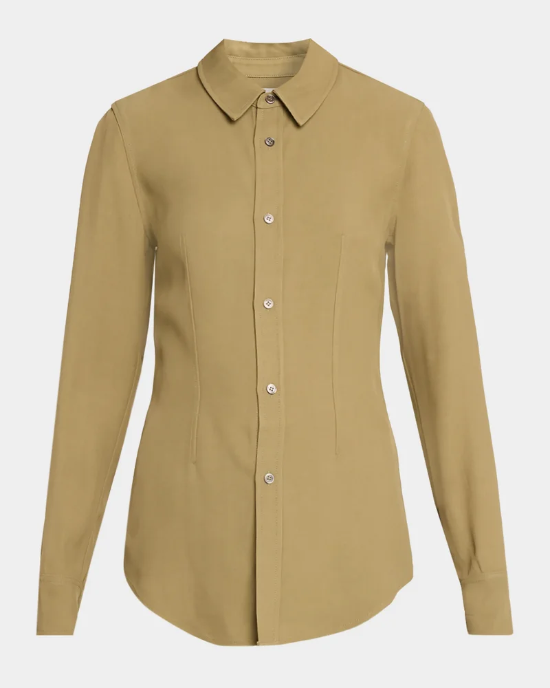 Fitted Button-Down Shirt
