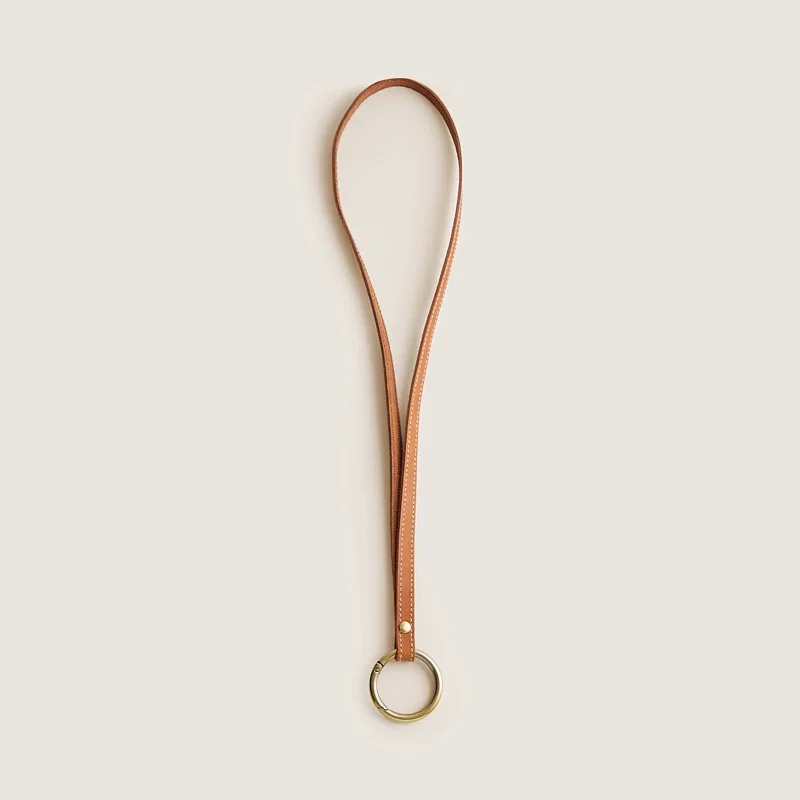 Leather Lanyard in Cognac