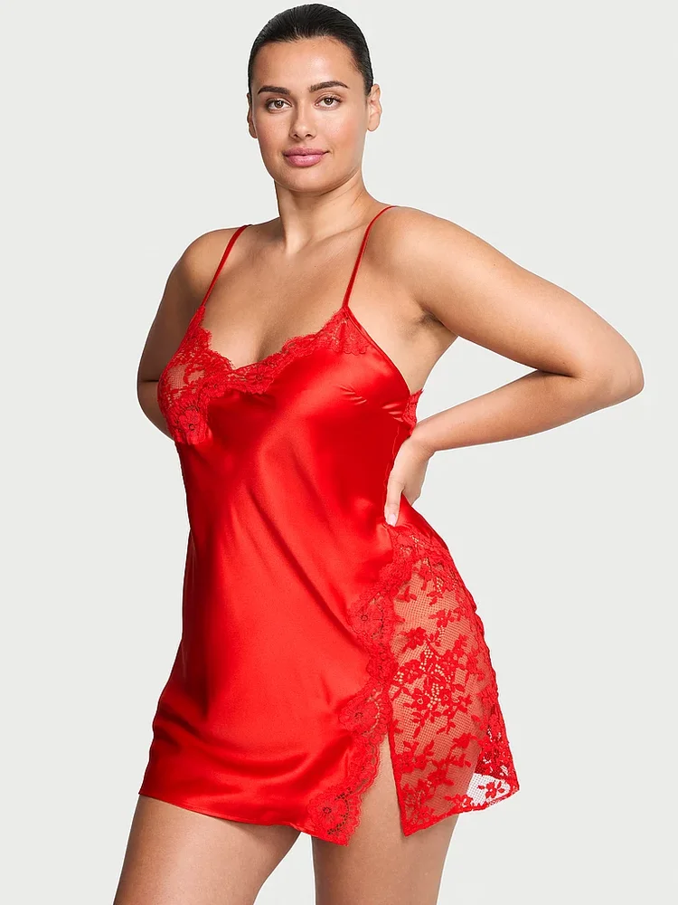 Dare to Dream Lace & Satin Slip