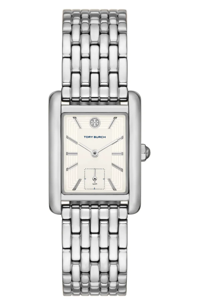 Eleanor Stainless Steel Bracelet Watch, 25mm x 34mm