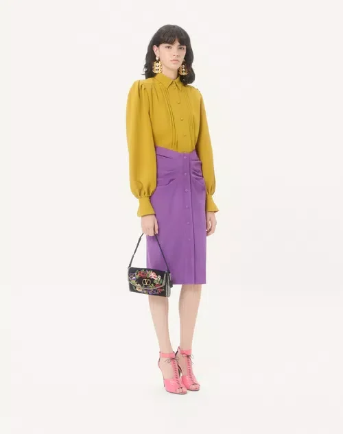 Valentino Garavani Devain Small Embroidered Shoulder Bag