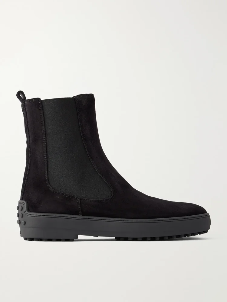 Gommino suede ankle boots