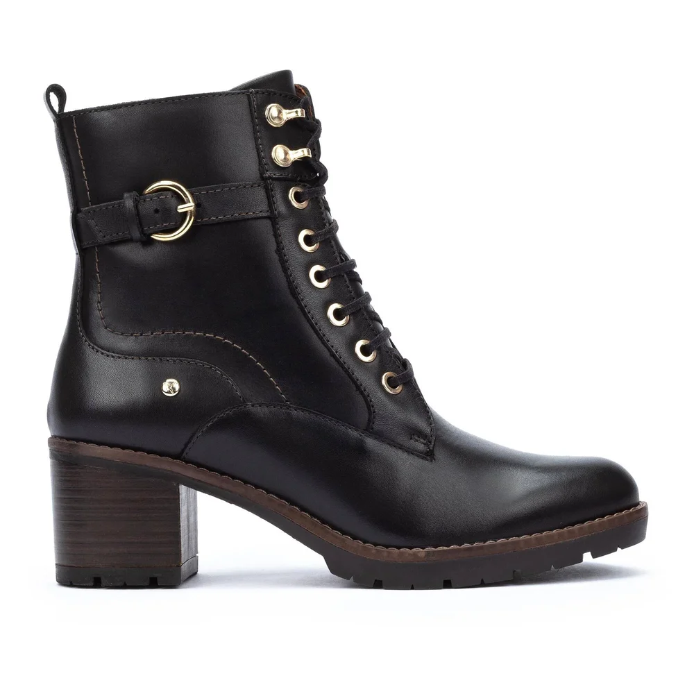 Llanes Heeled Lace-Up Ankle Boots