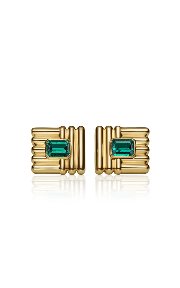 18K Yellow Gold Spina Earrings
