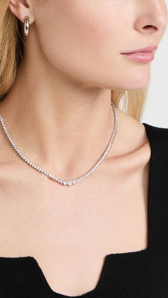 Tennis Graduated Necklace