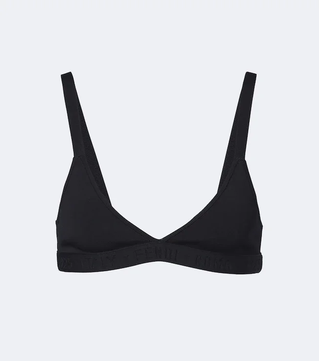 Logo triangle bralette