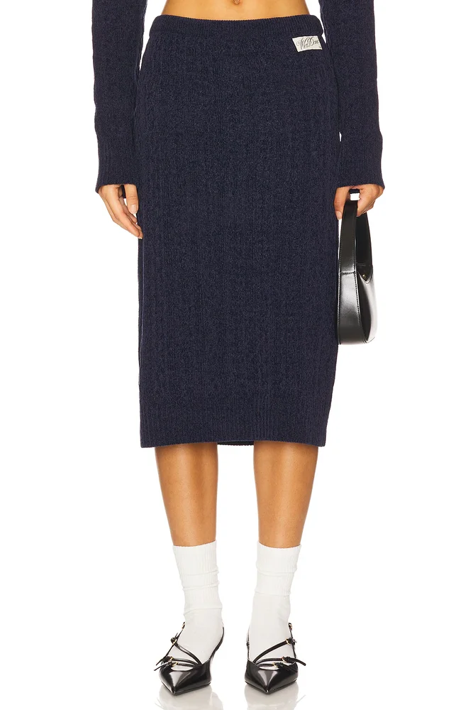 Cable Midi Skirt