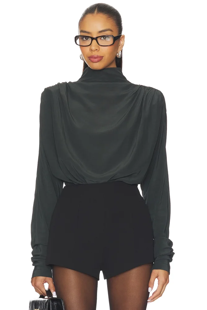 Saeunn Drape Neck Blouse