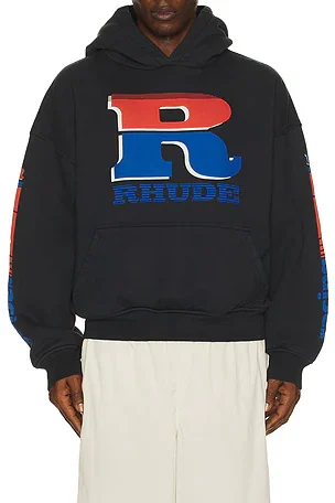 Split Petrol Logo Hoodie