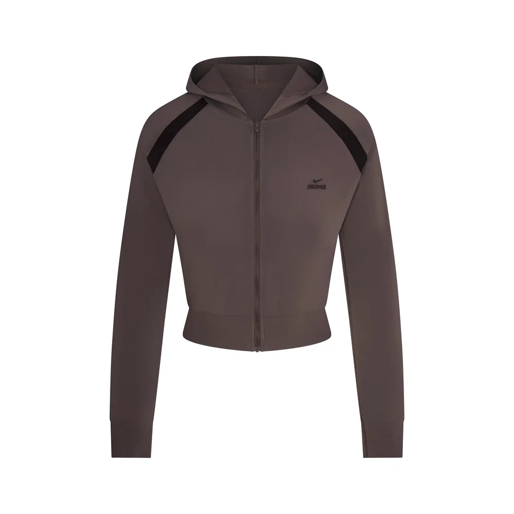 NikeSKIMS STRETCH KNIT SHRUNKEN ZIP HOODIE