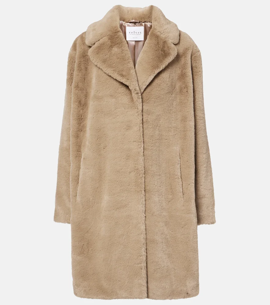 Evalyn faux fur coat