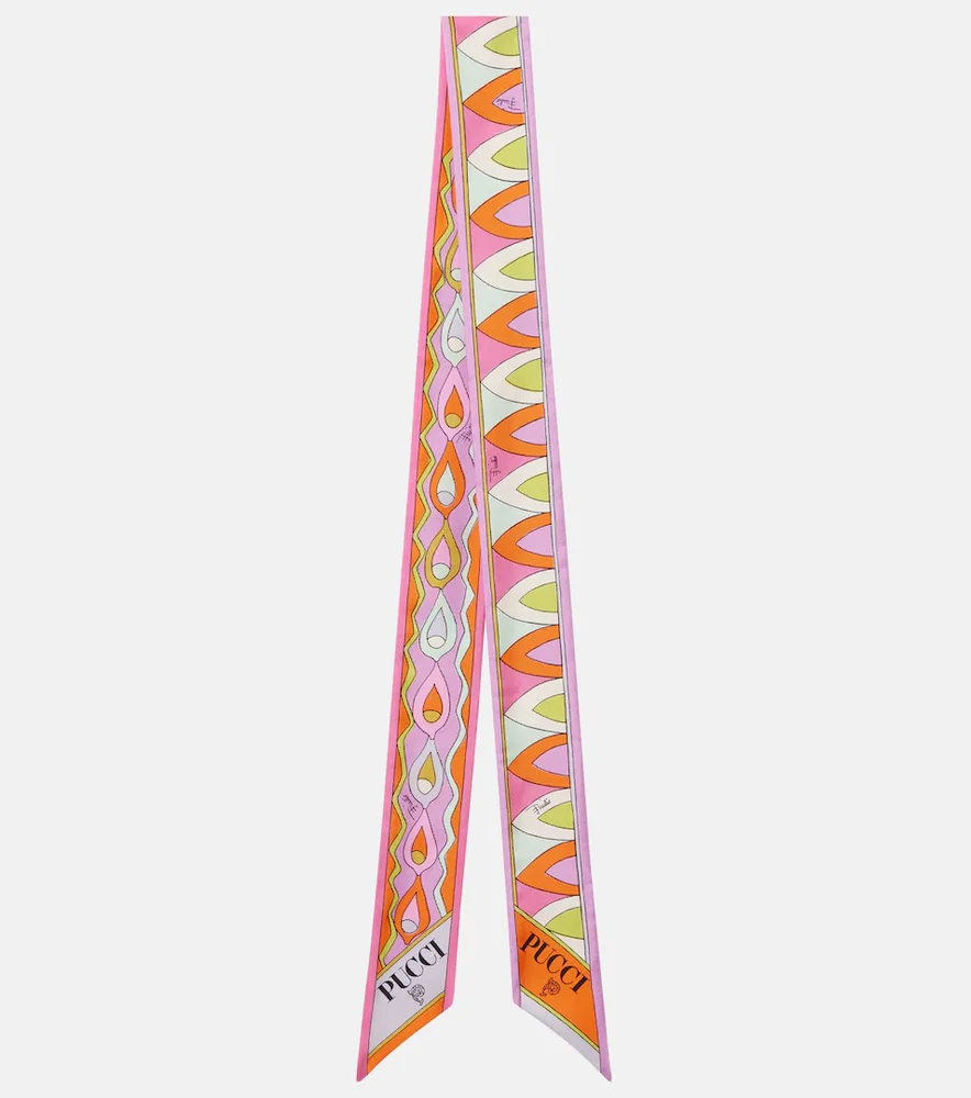 Printed Silk-Twill Scarf