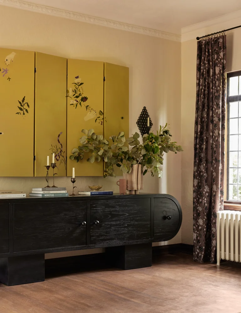 Vini Botanical Jacquard Curtain Panel