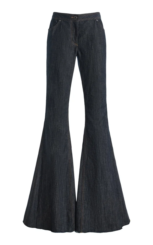 The Children of the Blood and Bone Exclusive Low-Rise Flared Jeans