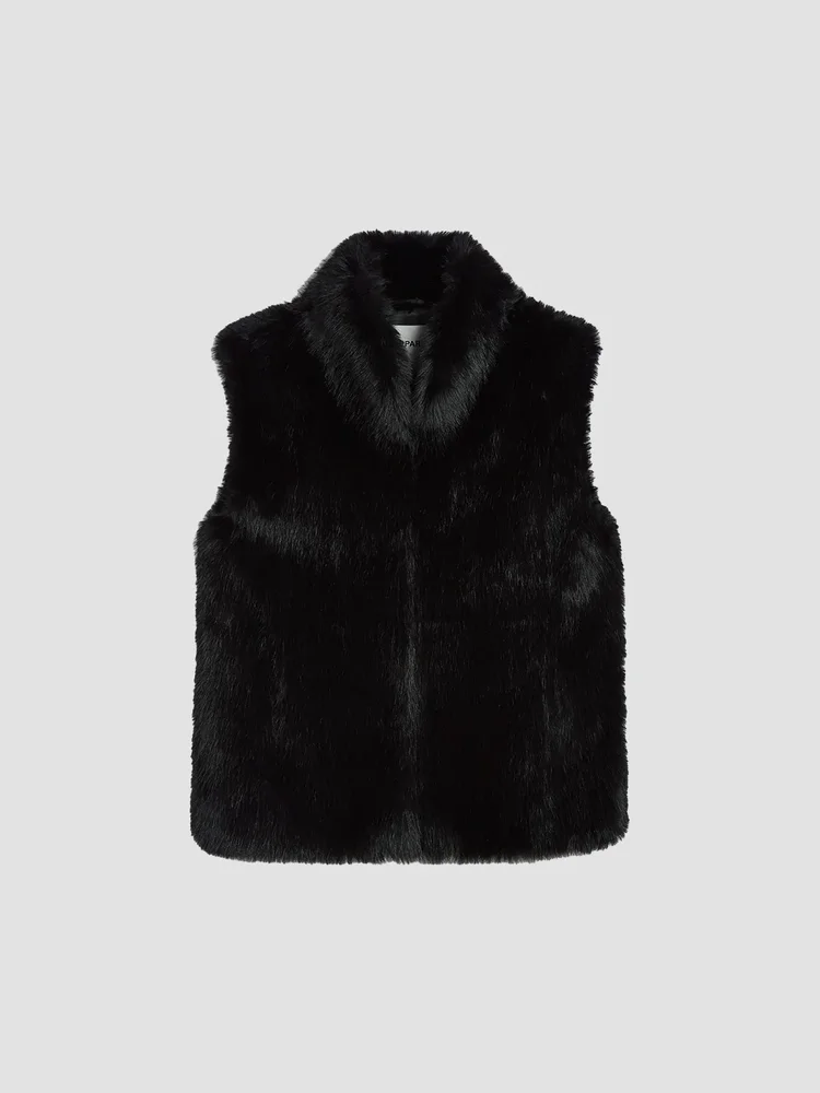 Laila Faux-Fur Vest