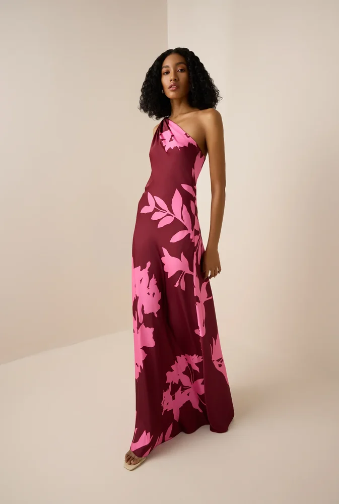 Tehr One Shoulder Long Dress