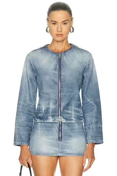 Glazed Denim Jacket