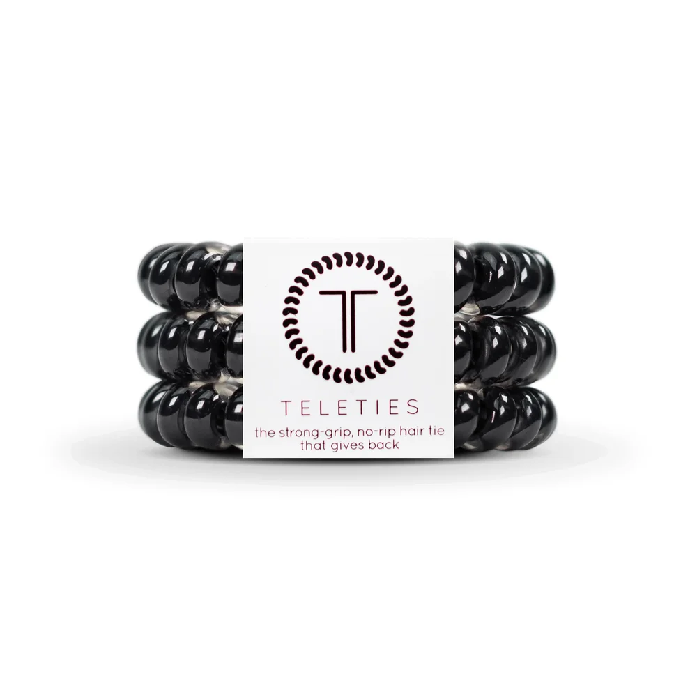 Jet Black Large Hair Ties