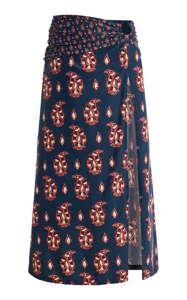 Under The Sun Printed Maxi Skirt
