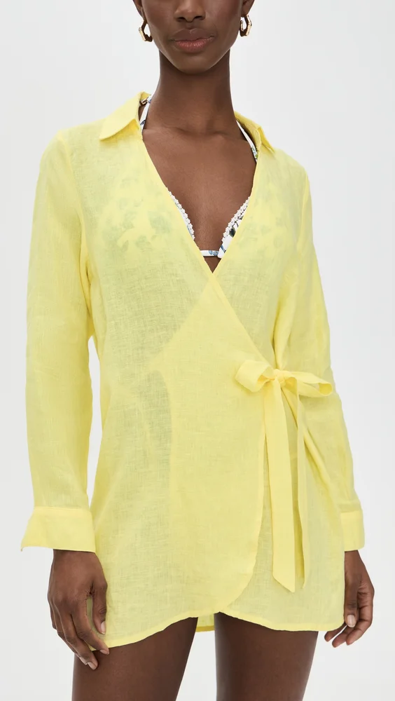 Lily Linen Cover Up