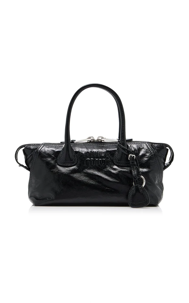 Leather Top Handle Bag