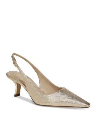 Sam EdelmanWomen's Bianka Wide Slingback Kitten Heels