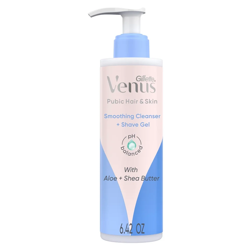 2-in-1 Smoothing Cleanser and Shave Gel for Pubic Hair and Skin