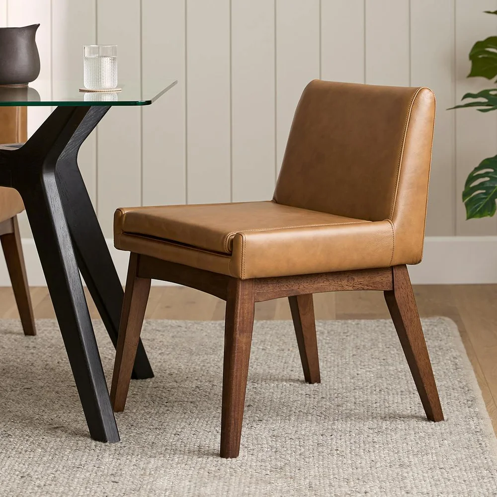 Chantel Leather Dining Chair (pair-only)