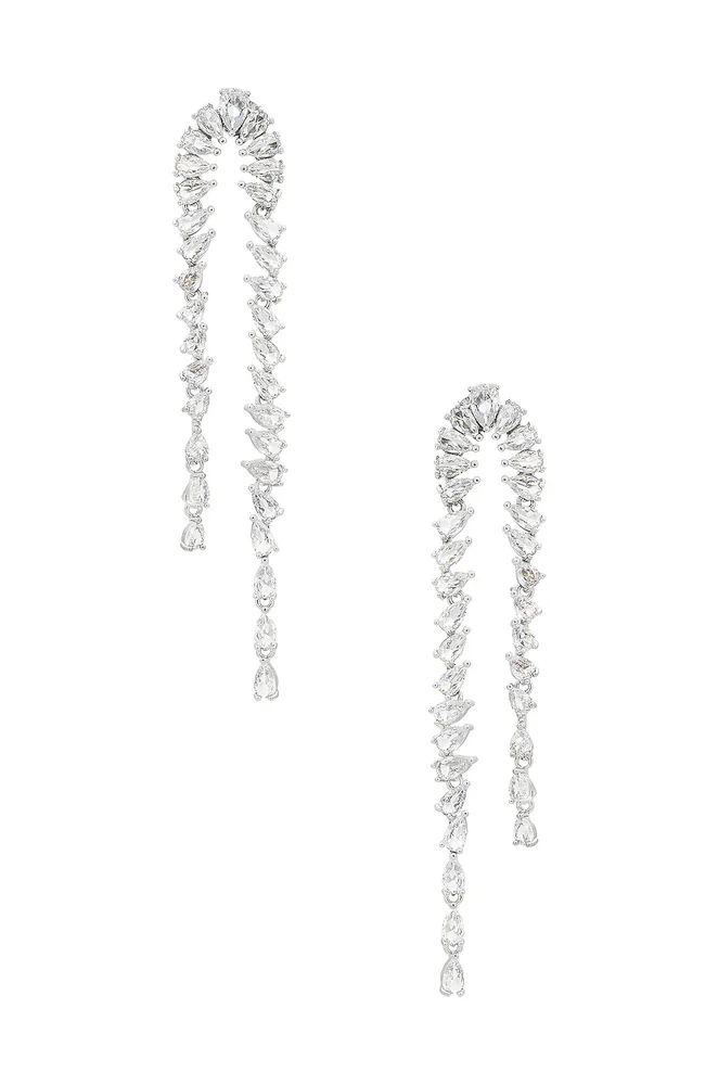 Pear Diamond Drop Earring