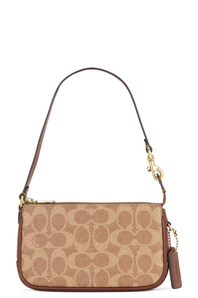 HEADLINER DEBOSS SHOULDER BAG DENIM
