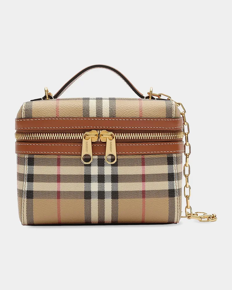 Mini Check Vanity Bag
