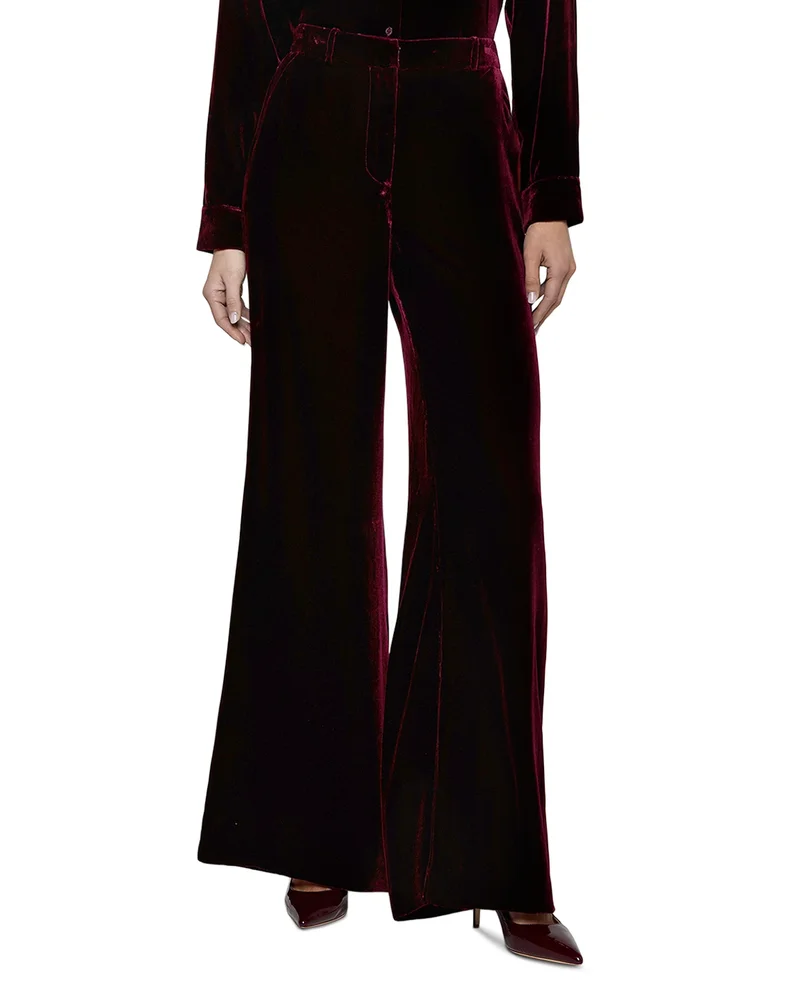 Pilar Velvet Wide Leg Pants