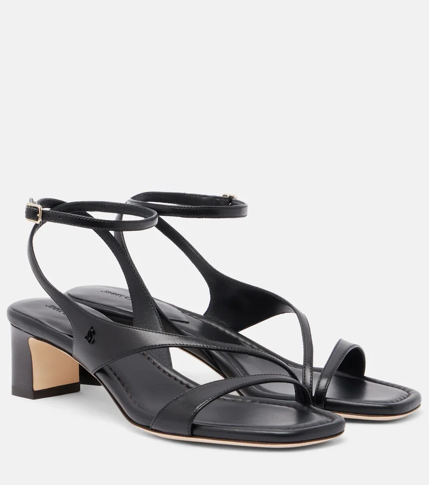 Faye leather slingback sandals