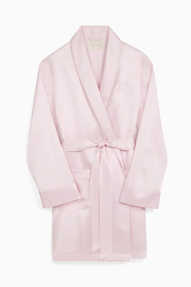 Silk-Blend Robe