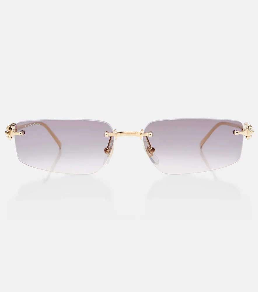 Clash De Cartier Rectangular Sunglasses