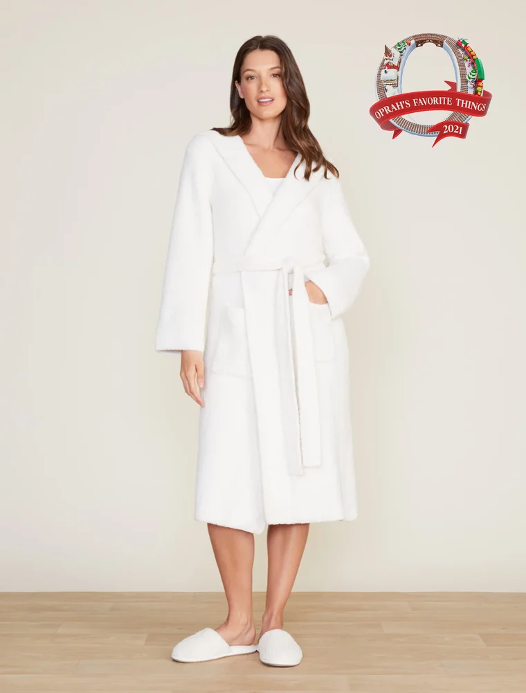 CozyChic Ribbed Hooded Robe
