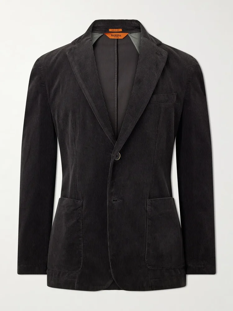 Cotton-Blend Corduroy Blazer