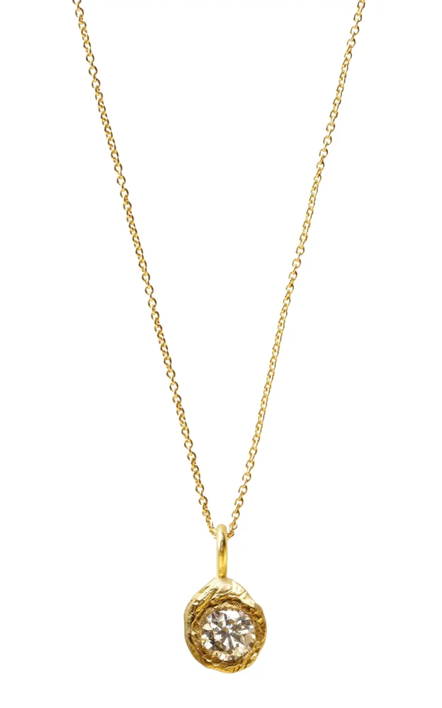18k Yellow Gold Iman Necklace