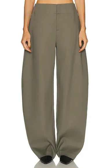 Mai Sculptural Compact Suiting Pant