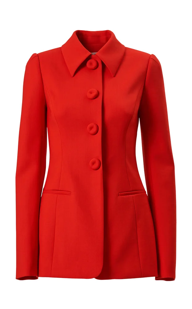 Tailored Wool-Blend Jacket