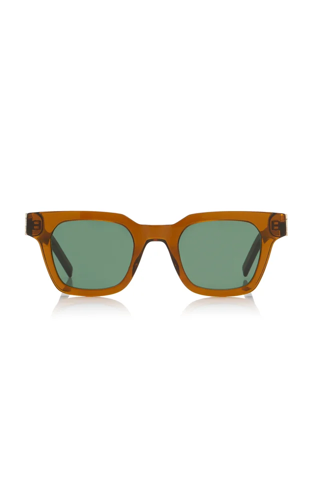 Square-Frame Acetate Sunglasses