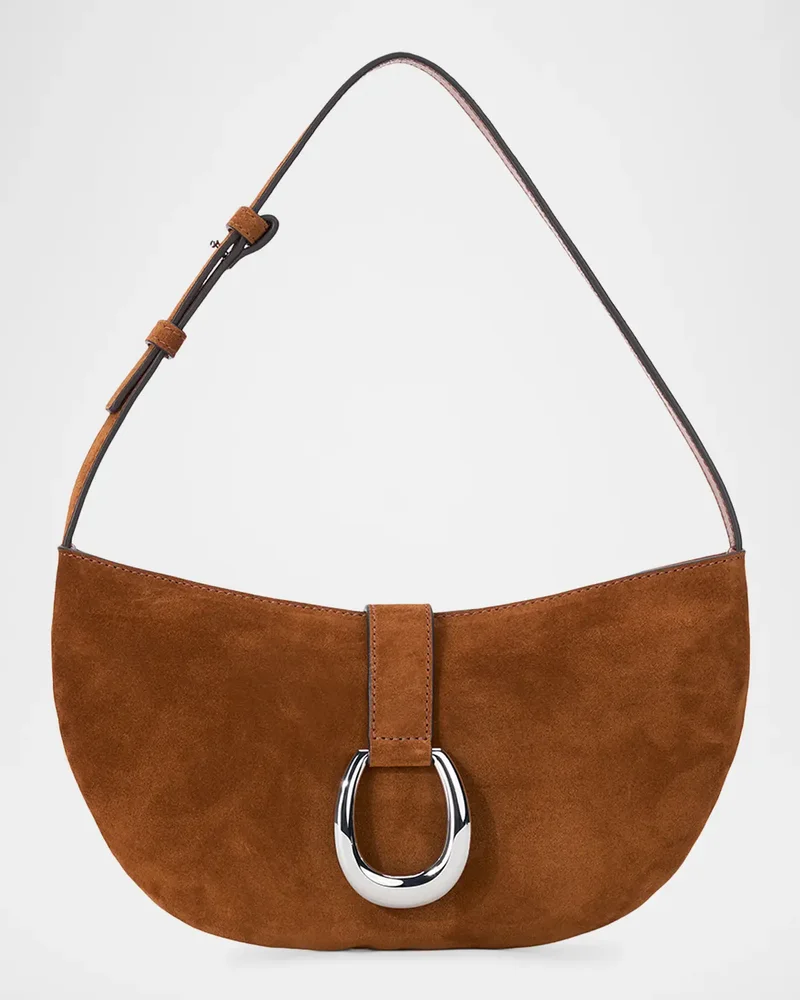 Harlow Suede Shoulder Bag