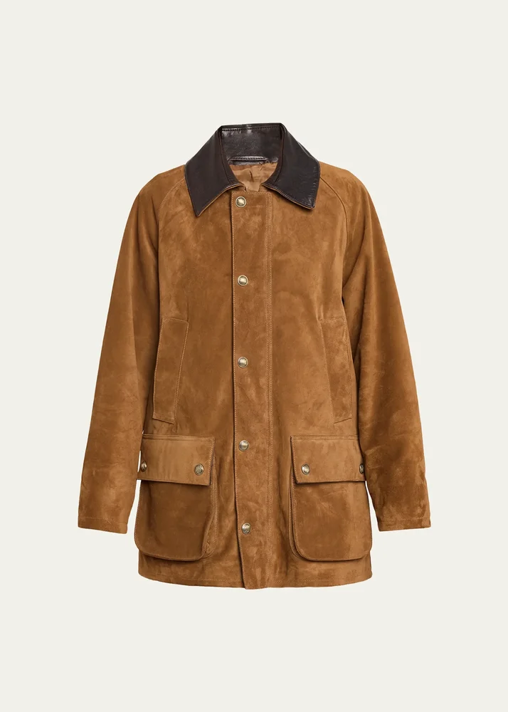 Kedem Suede Parka Jacket