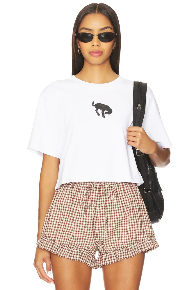 Buckin' Bronc Cropped Tee