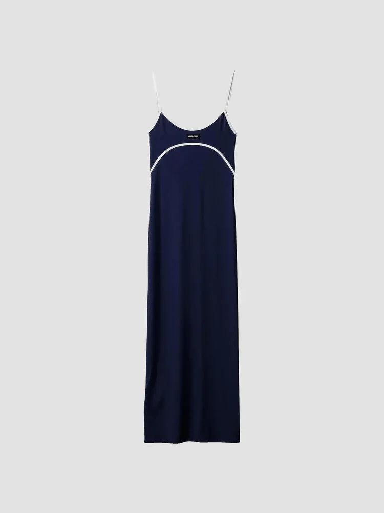 Stretch Jersey Midi-Dress
