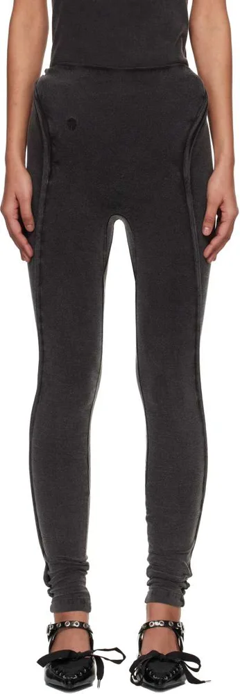 Black Sculpted Hip Exo Leggings