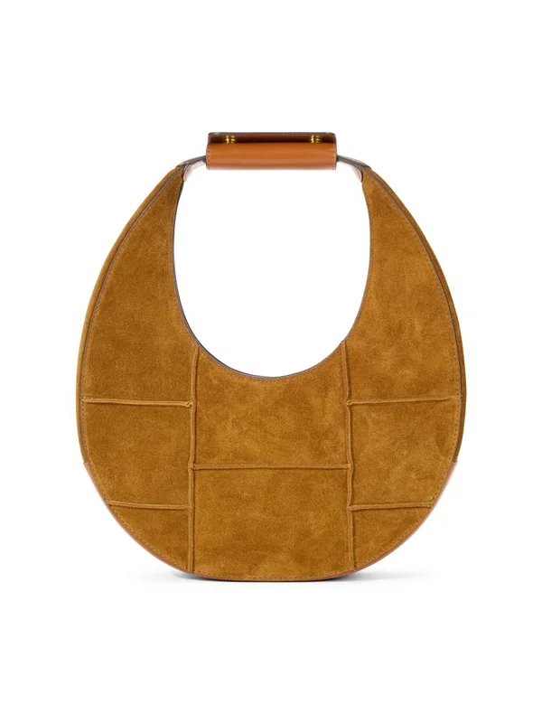 Staud Moon Suede Shoulder Bag