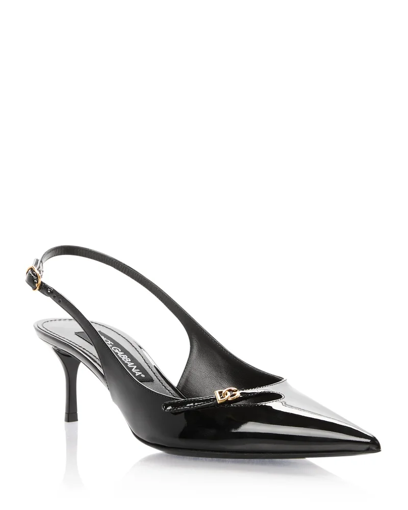 Pointed Slingback Pumps