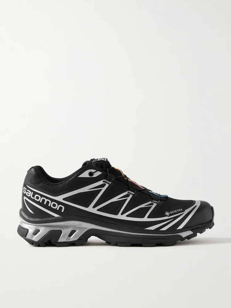 XT-6 Rubber-Trimmed GORE-TEX Mesh Sneakers